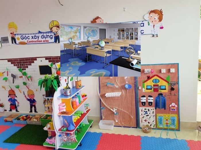 hình trang trí góc mầm non mới nhất siêu đơn giản