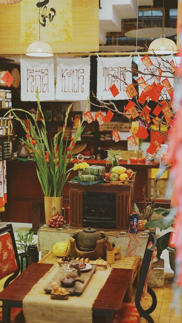 mẫu trang trí bánh chưng siêu đẹp