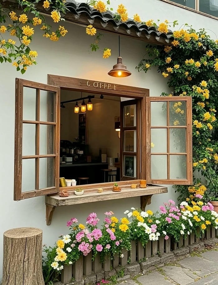mẫu trang trí cửa sổ cực đẹp