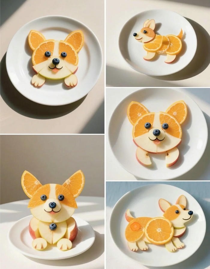 mẫu trang trí trái cây cute