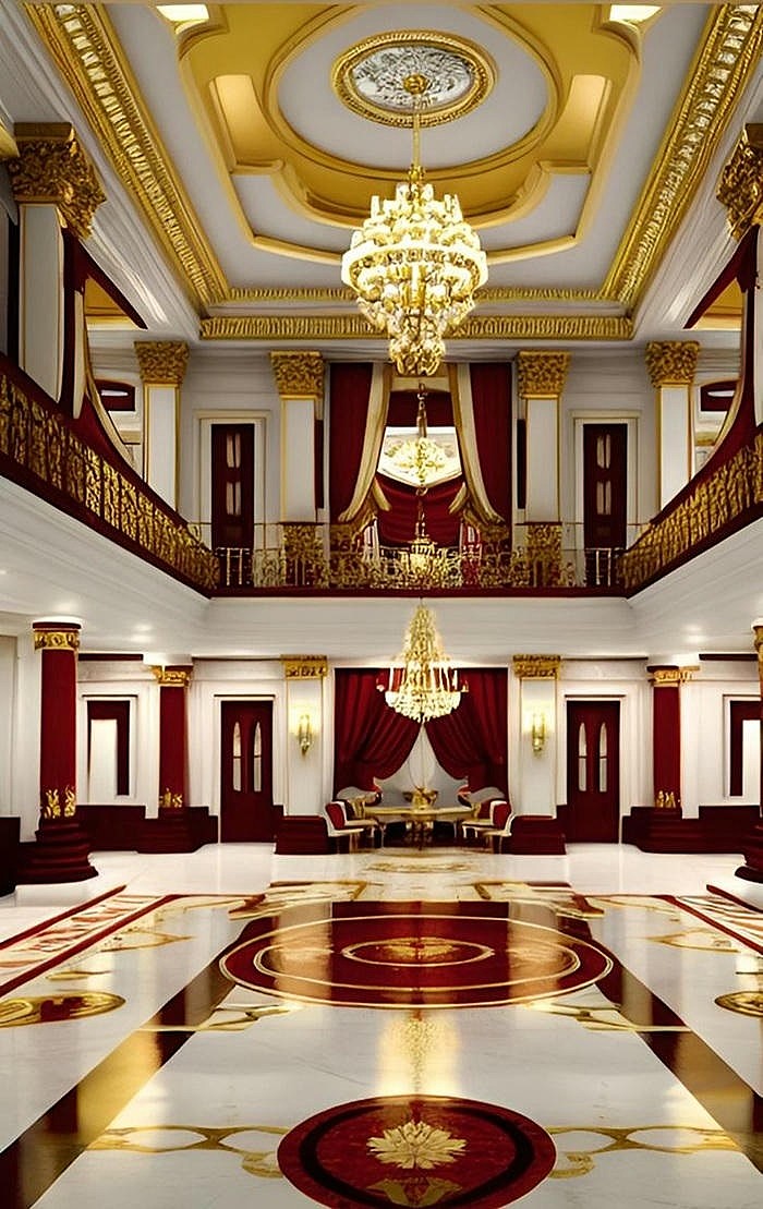 mẫu trang trí trần nhà sang nhất