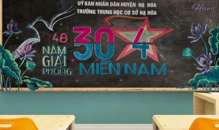 trang trí 30.4 cực xinh
