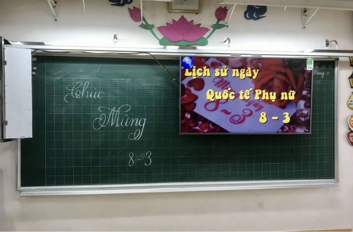 trang trí 8.3 siêu xinh