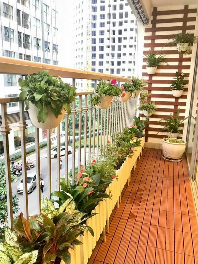 trang trí ban công giản đơn