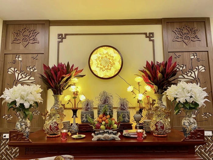 trang trí bàn thờ tổ tiên