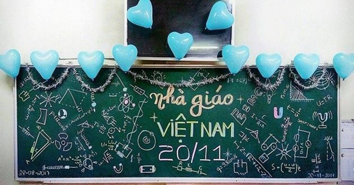 trang trí bảng 20_11 hình thù toán học