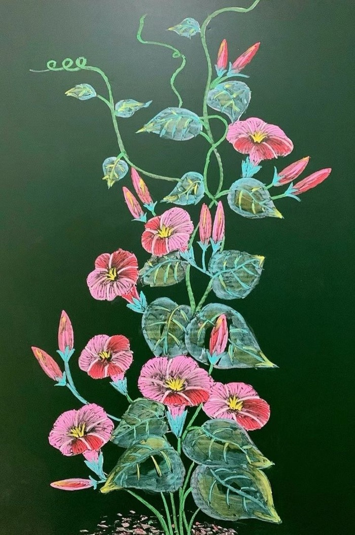 trang trí bảng câu trầu không