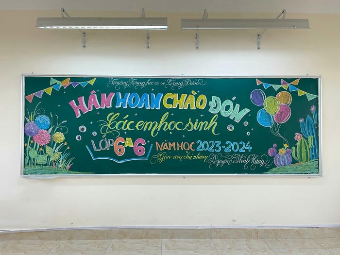 trang trí bảng chào mừng năm học mới 4k