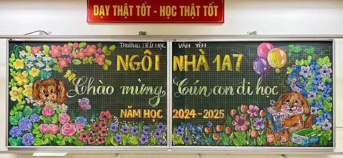 trang trí bảng chào mừng năm học mới cực ngầu