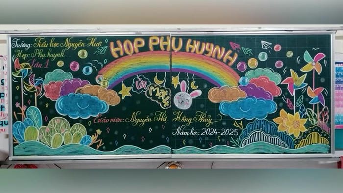 trang trí bảng họp phụ huynh cực đẹp