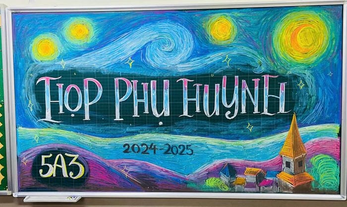 trang trí bảng họp phụ huynh đẹp nhất