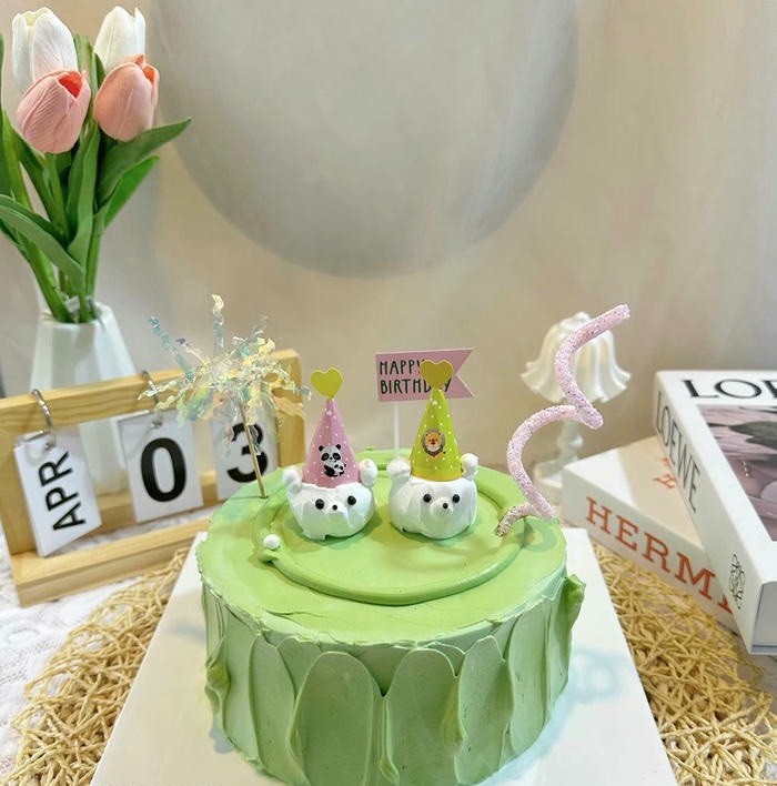 trang trí bánh kem cực xinh