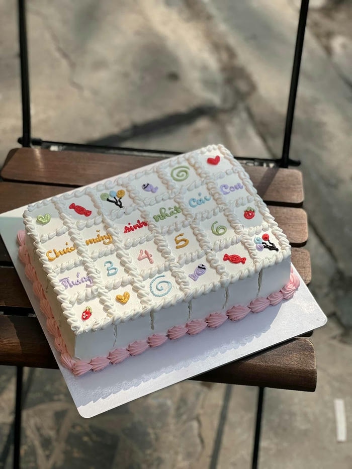 trang trí bánh kem cute cực