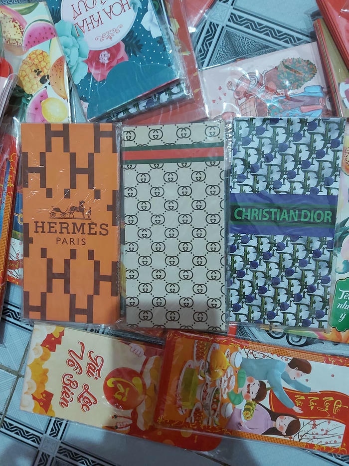 trang trí bao lì xì cực đẹp