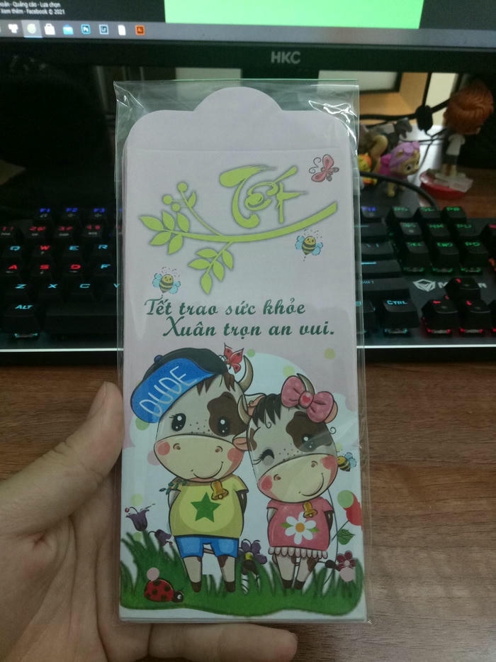 trang trí bao lì xì đẹp cực