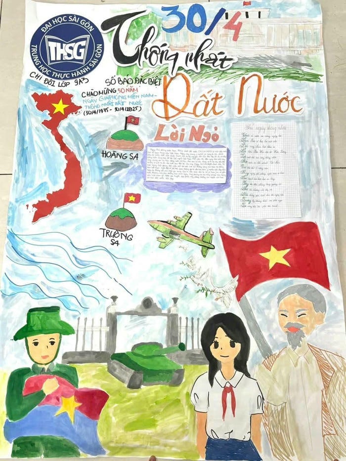 trang trí báo tường