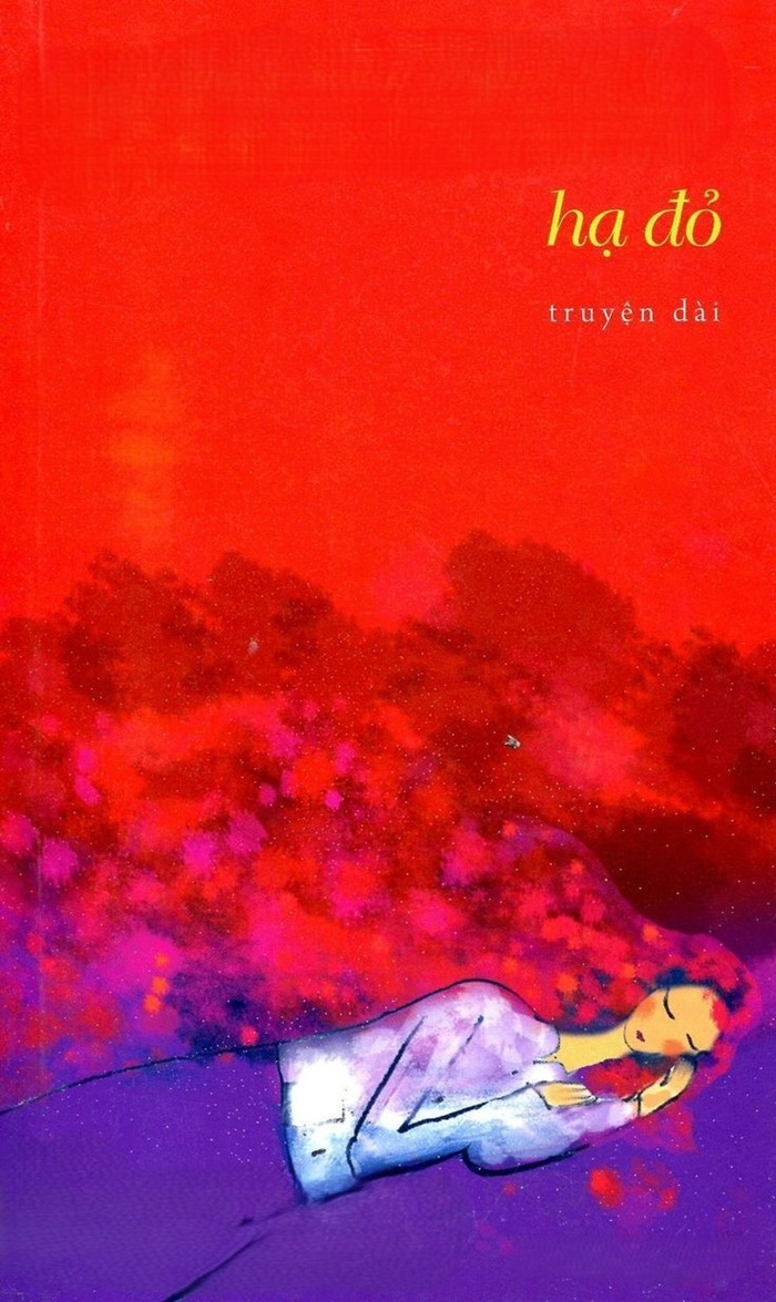 trang trí bìa sách hạ đỏ