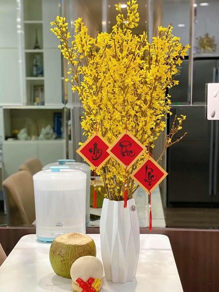 trang trí cây mai ngày tết xinh cực