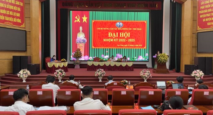 trang trí đại hội chi bộ