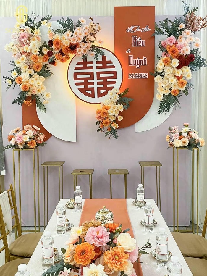 trang trí đám cưới siêu xinh