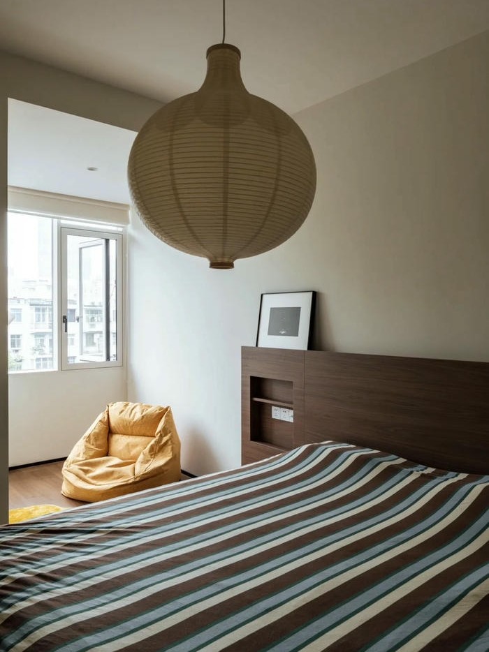 trang trí đầu giường cực sang