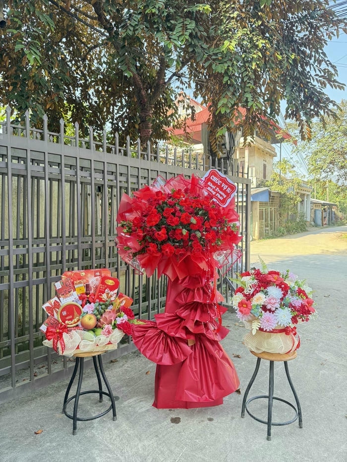 trang trí giỏ quà tết cực xinh