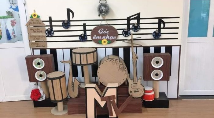 trang trí góc âm nhạc đẹp