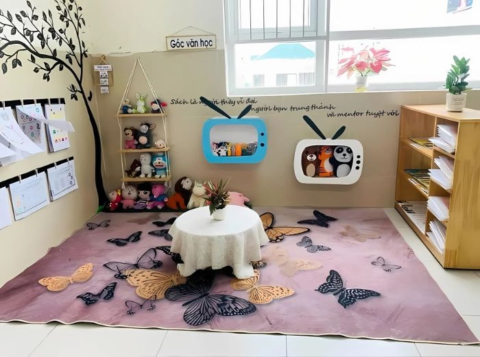 trang trí góc mầm non mới nhất xinh nhất