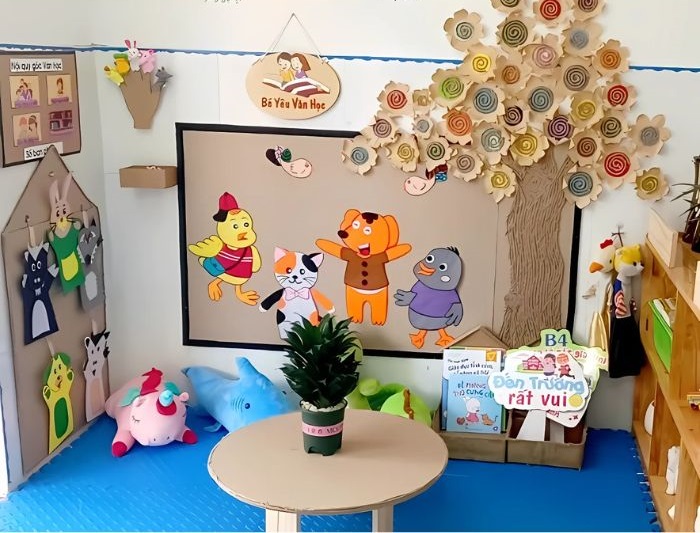 trang trí góc thư viện đẹp nhất