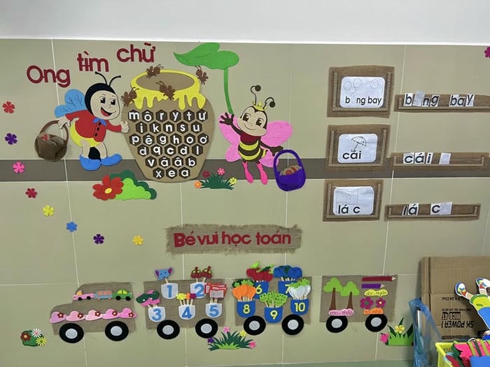 trang trí góc toán steam đẹp nhất