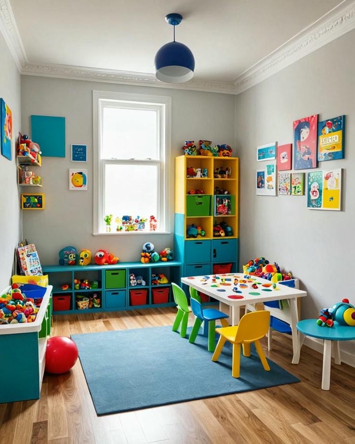 trang trí góc xây dựng steam đẹp nhất 3 tuổi