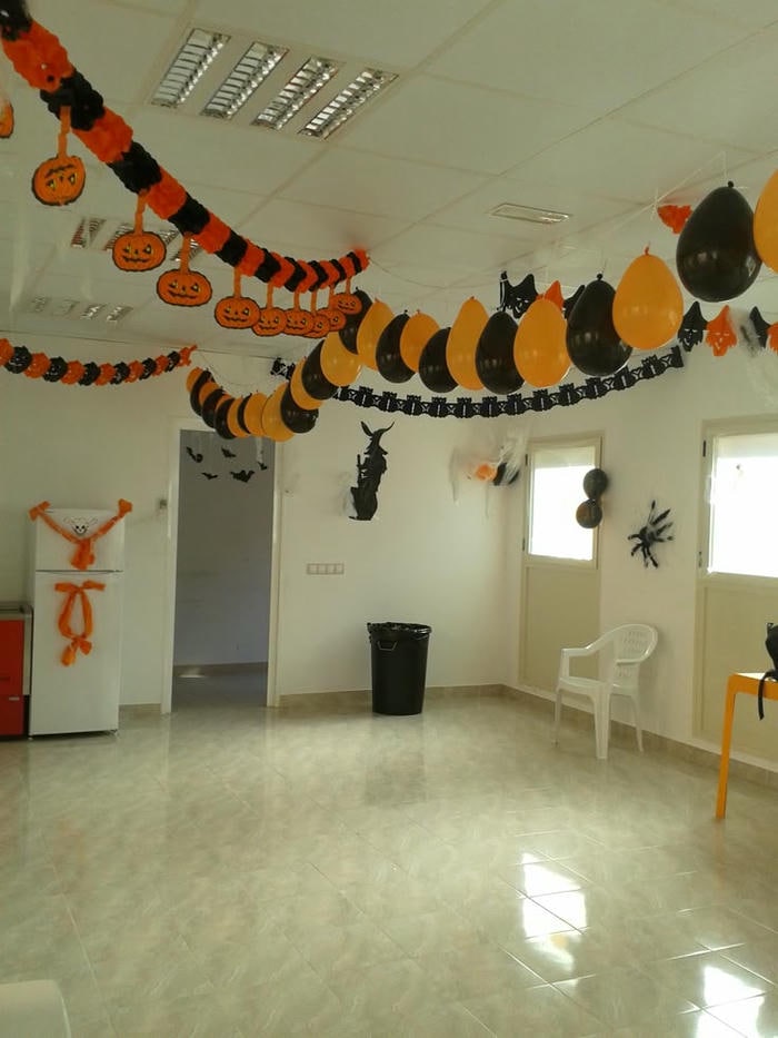 trang trí halloween mầm non siêu xinh