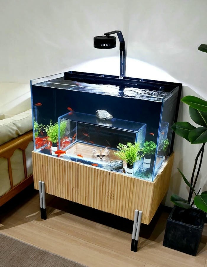 trang trí hồ cá mini siêu đẹp