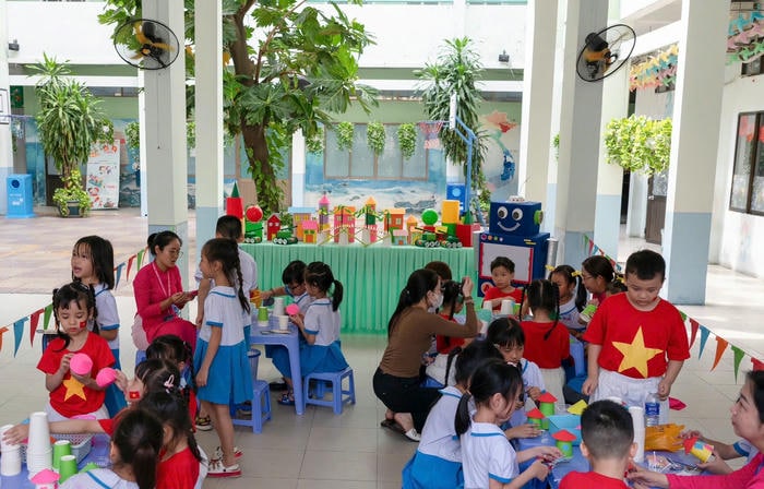 trang trí lớp học mầm non cực xinh