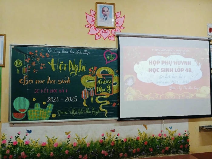 trang trí lớp học tiểu học xinh đẹp