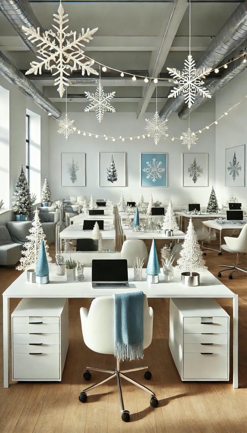 trang trí noel văn phòng siêu chất