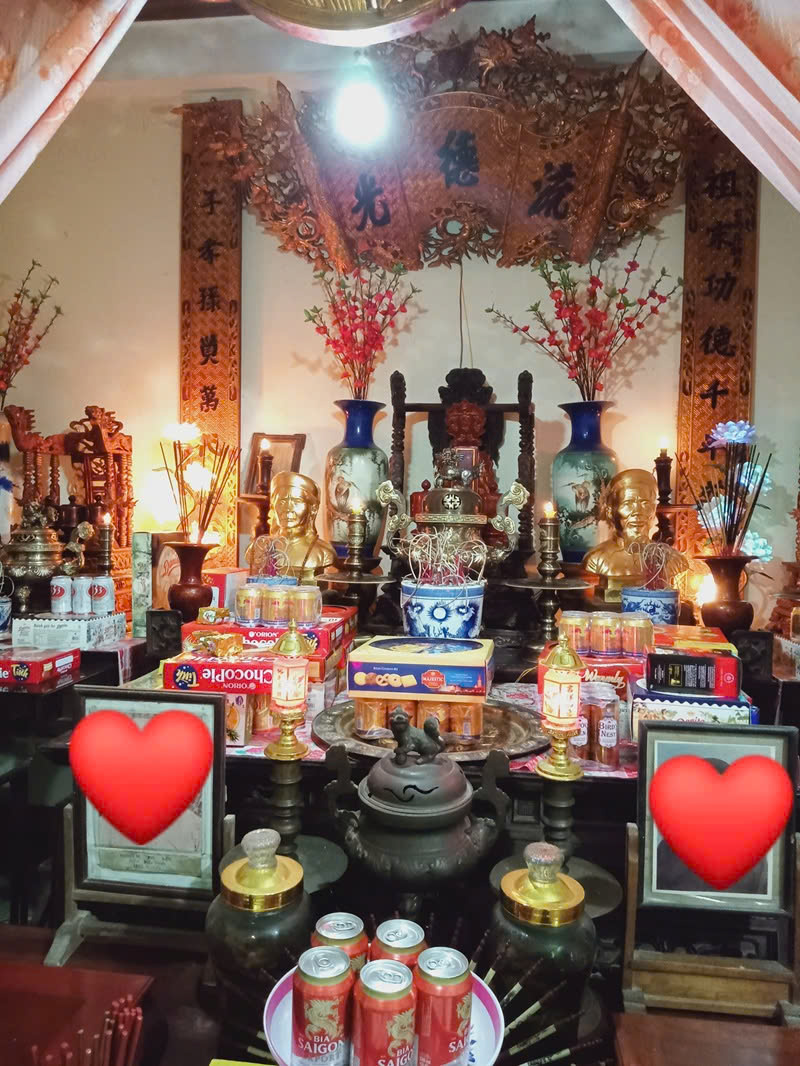trang trí phòng thờ trong chùa