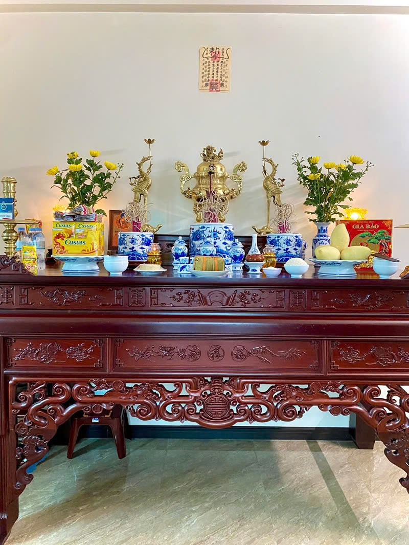 trang trí phòng thờ