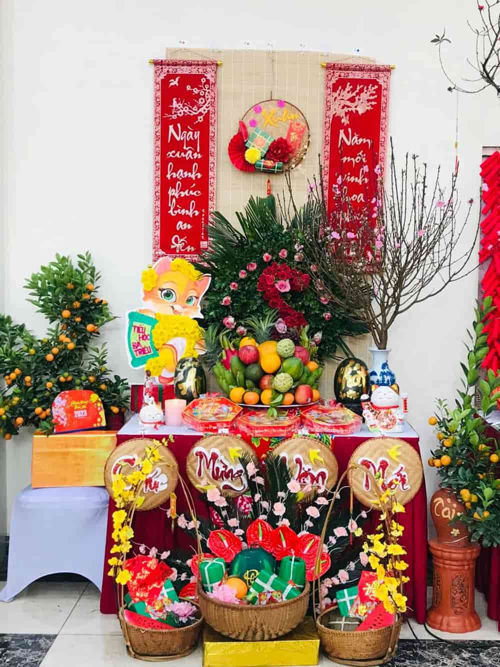 trang trí tết ngày xuân