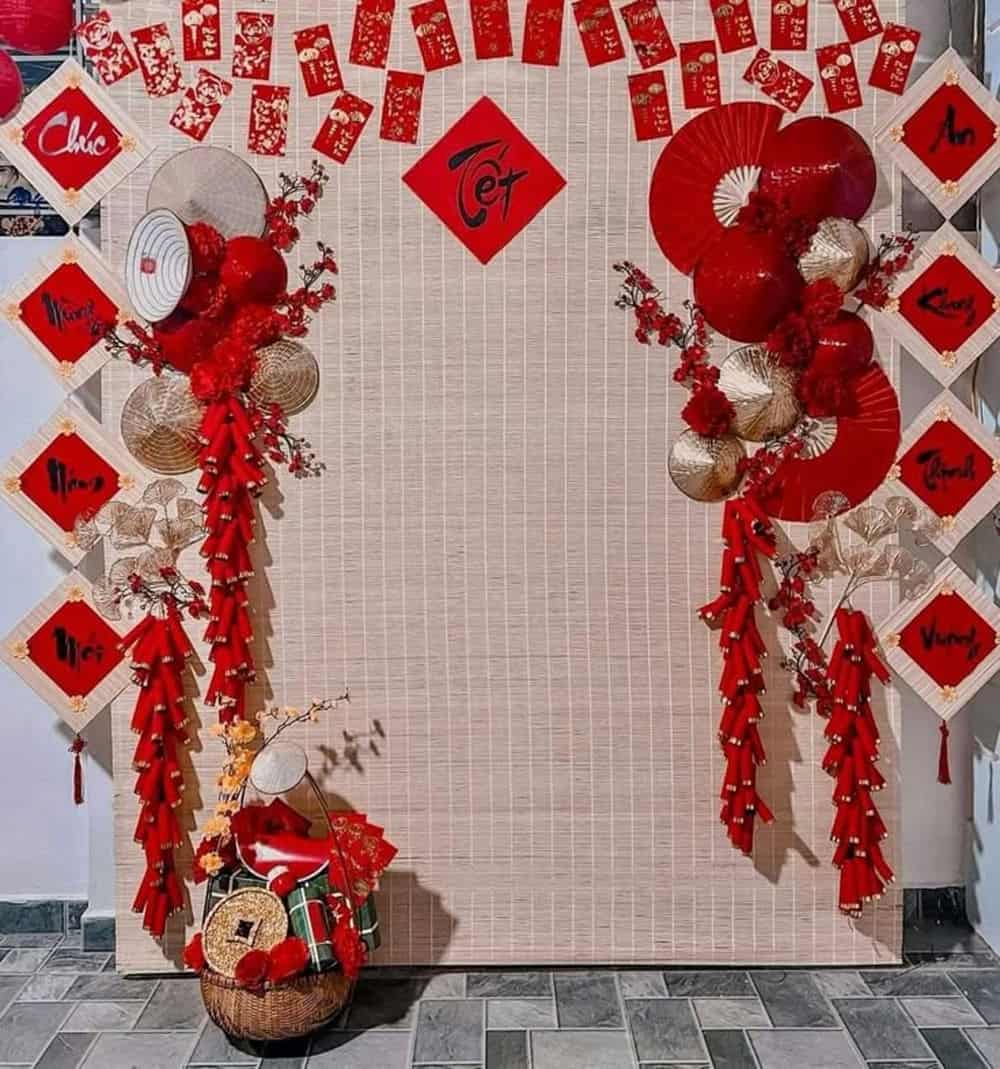 trang trí tết sắc xuân