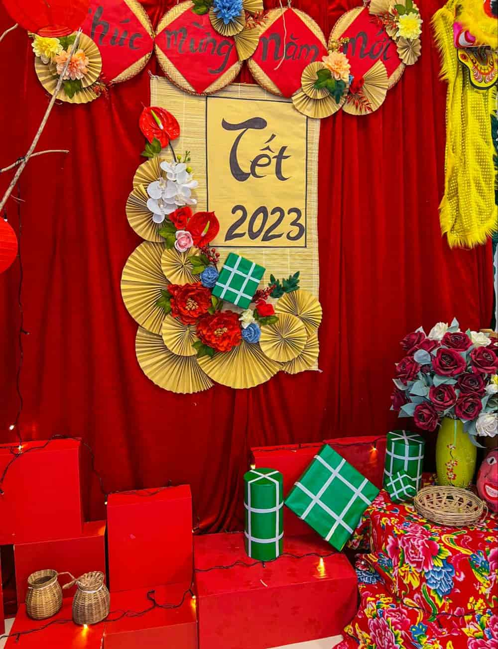 trang trí tết vui nhộn