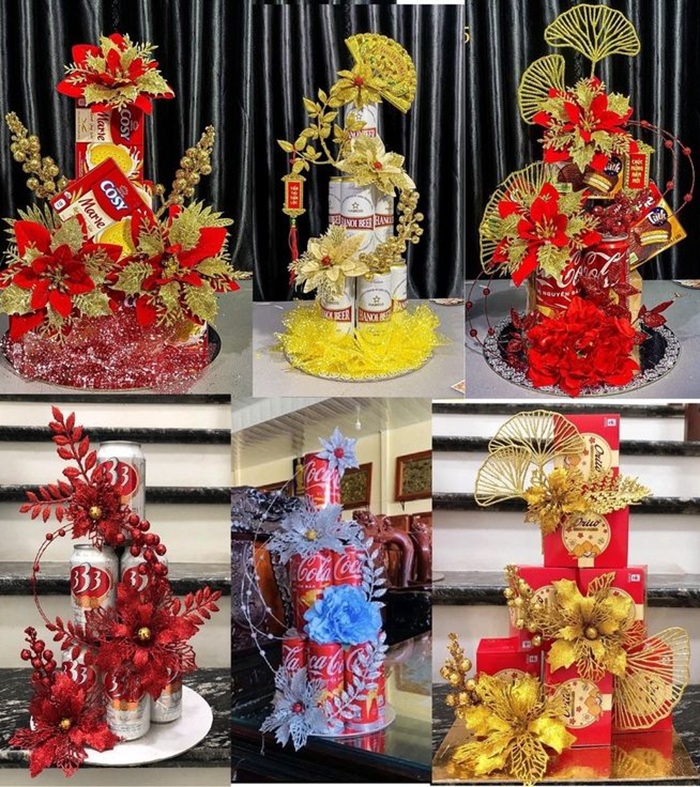 trang trí tháp nước ngọt