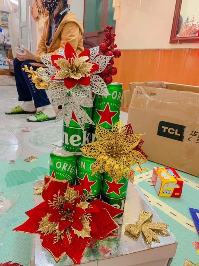 trang trí tháp nước ngọt đẹp