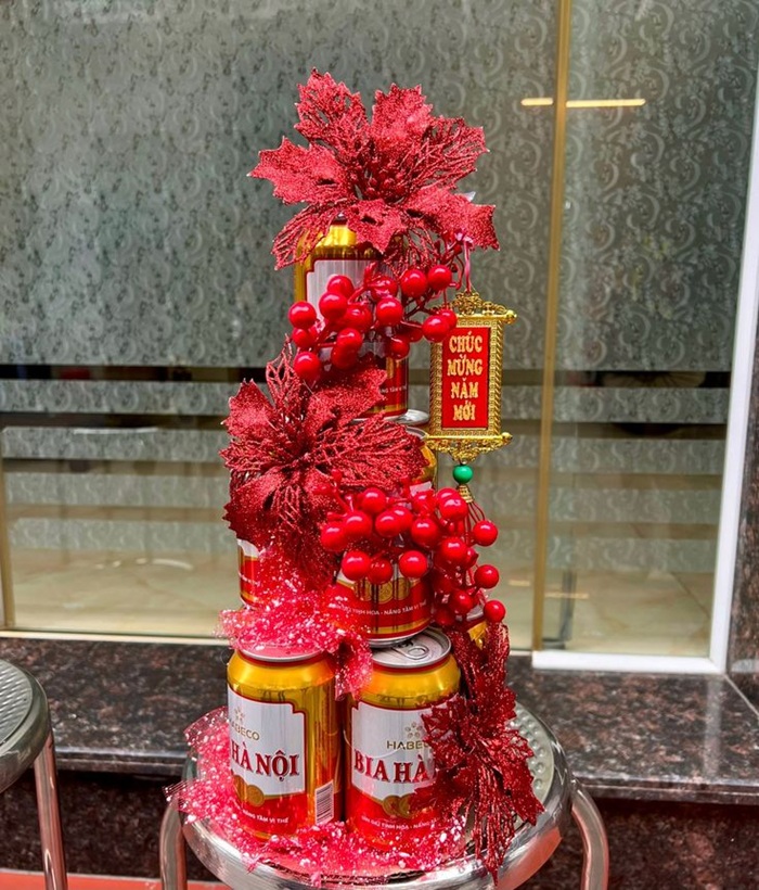 trang trí tháp nước ngọt xinh nhất