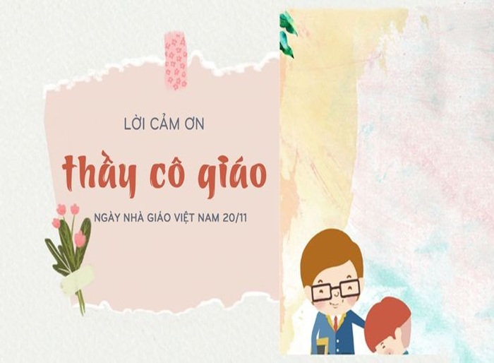 trang trí thiệp 20_11 chibi