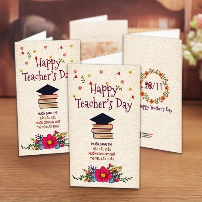 trang trí thiệp 20_11 rất đẹp
