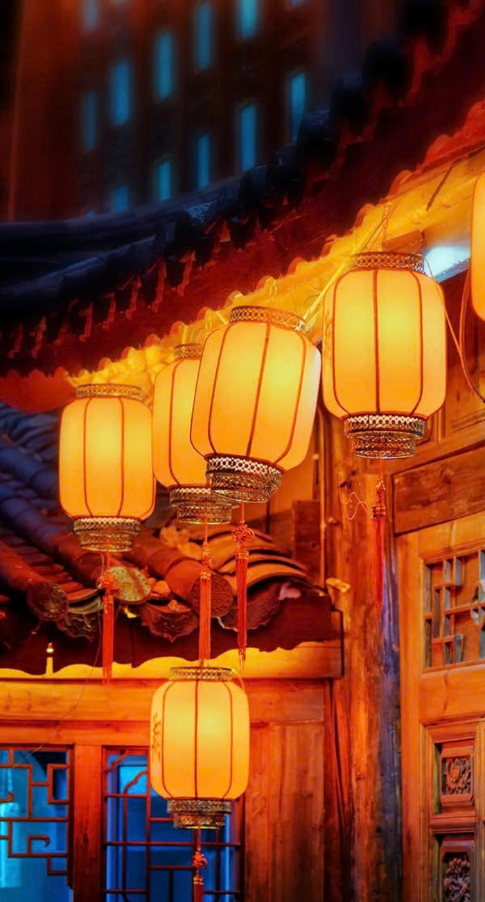 trang trí trung thu đèn