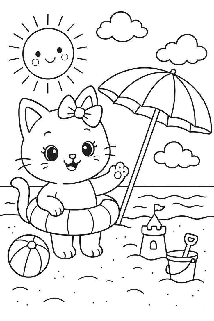 Hình vẽ tô màu bé