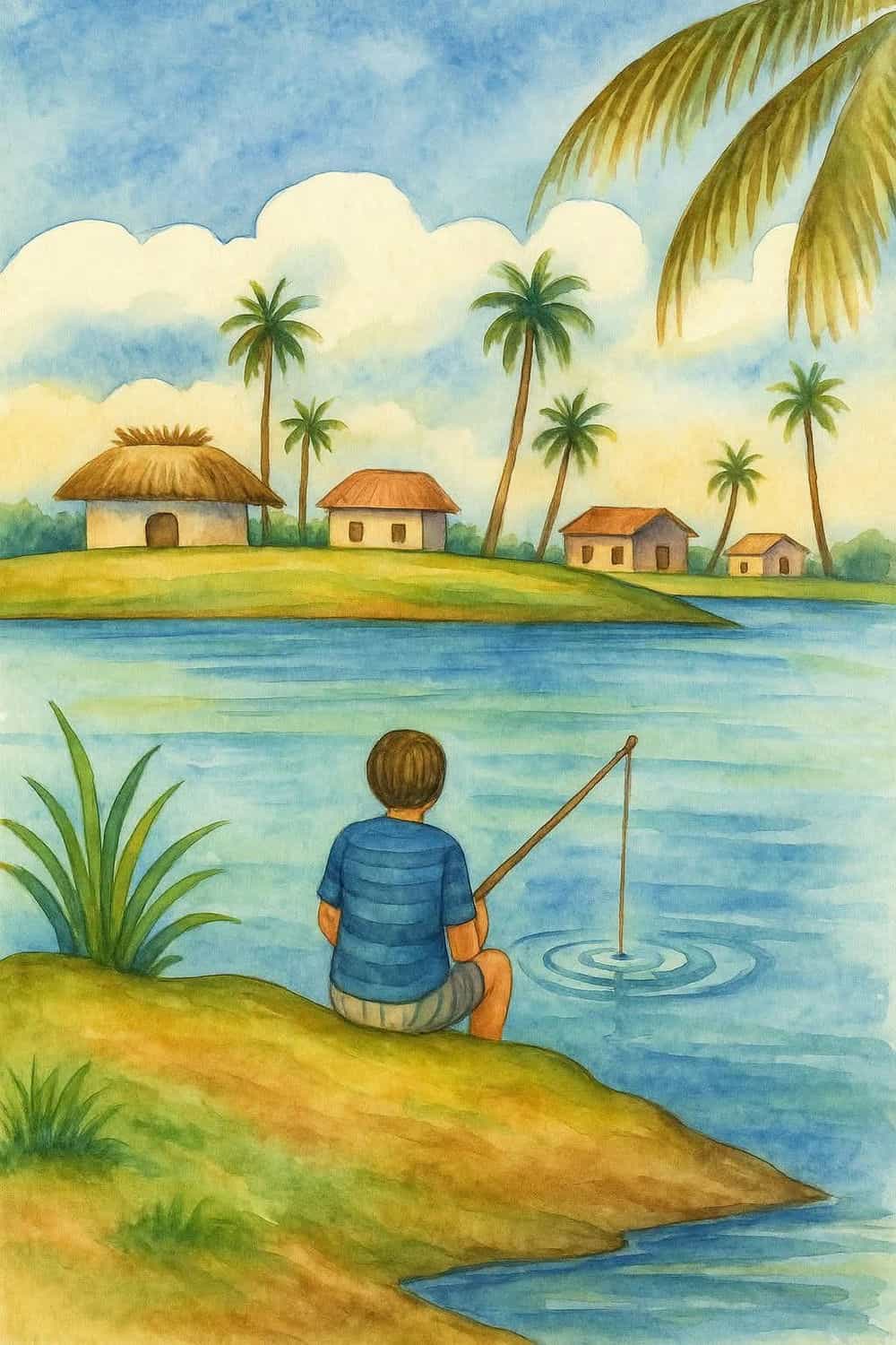 Thiên nhiên đẹp trong tranh