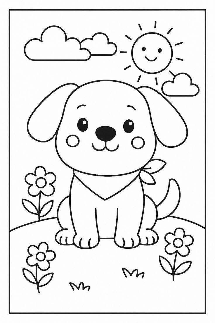 Tranh tô màu bé yêu